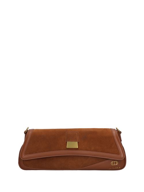 Borsa irregular in pelle e camoscio LA CARRIE | 142P-LB-295-LESCUOIO